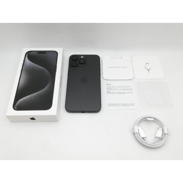 【中古】Apple 国内版 【SIMフリー】 iPhone 15 Pro Max 1TB ブラックチタニウム MU6Y3J/A【中野】保証期間１ヶ月【ランクA】の画像