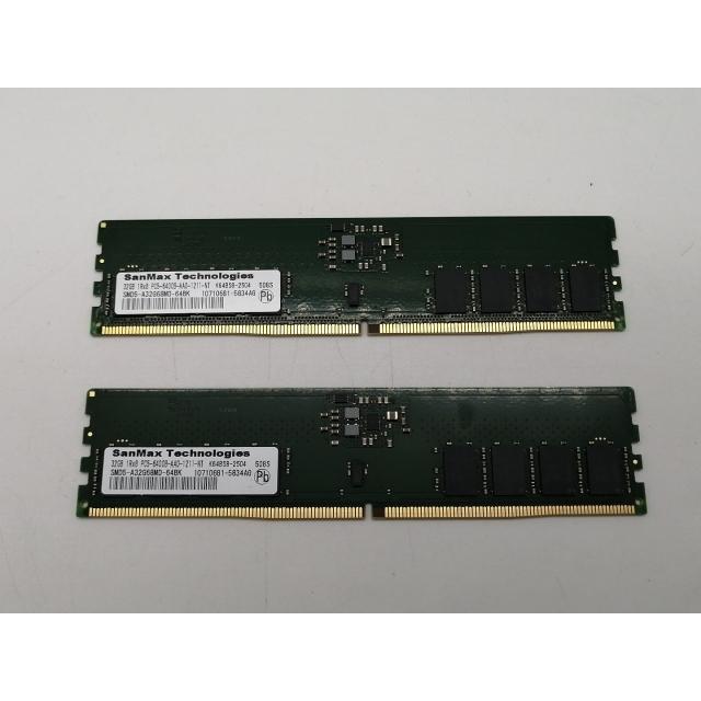 中古】DDR5 32GB 2枚組（合計64GB） DDR5-6400(PC5-51200