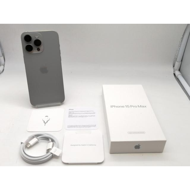 【中古】Apple 国内版 【SIMフリー】 iPhone 15 Pro Max 256GB ナチュラルチタニウム MU6R3J/A【吉祥寺】保証期間１ヶ月【ランクA】の画像