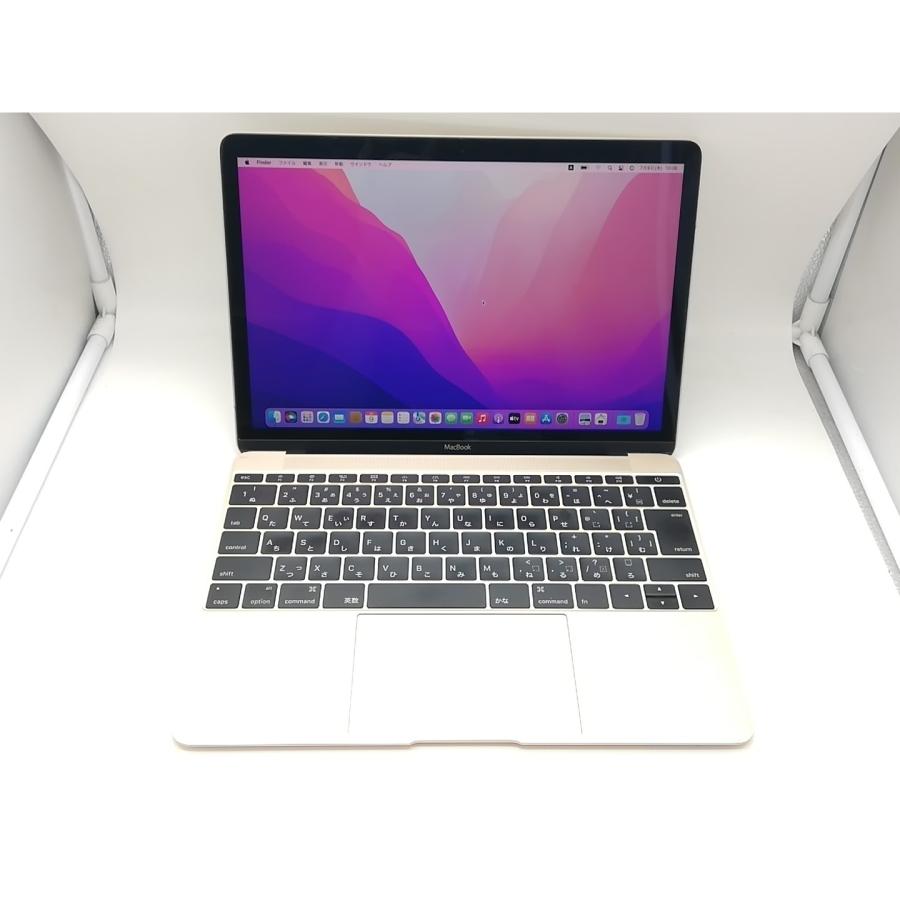 中古】Apple MacBook 12インチ CoreM3:1.1GHz 256GB ゴールド MLHE2J/A