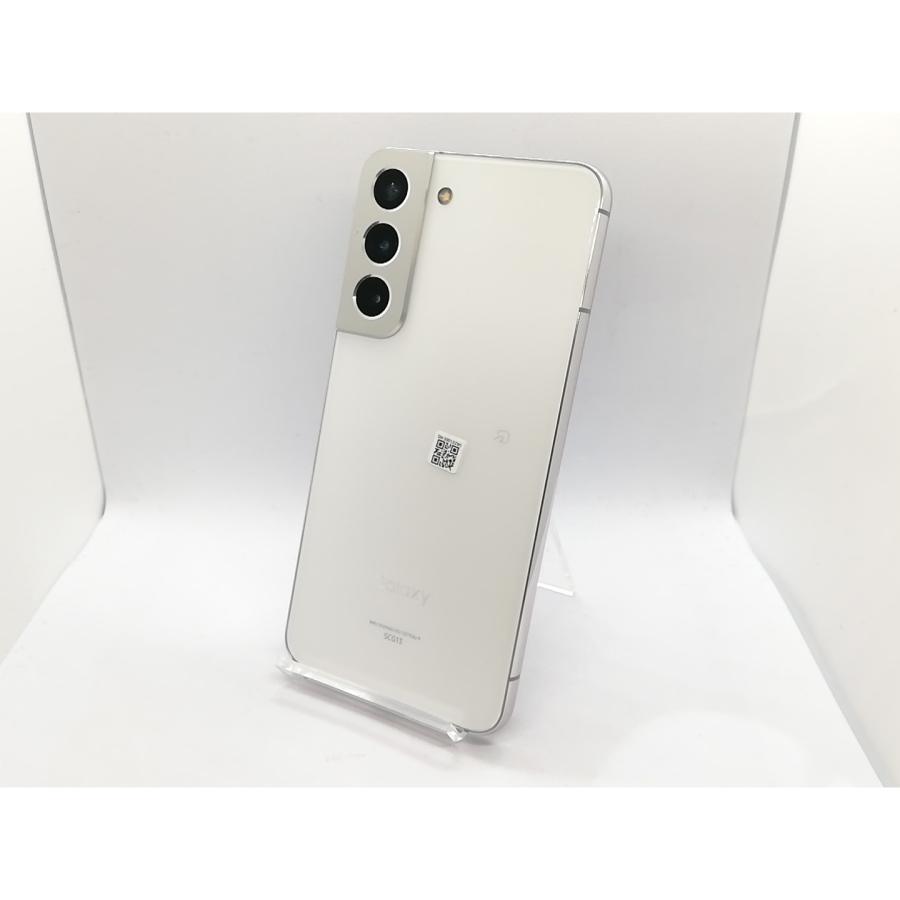 中古】SAMSUNG au 【SIMフリー】 Galaxy S22 ファントムホワイト 8GB 