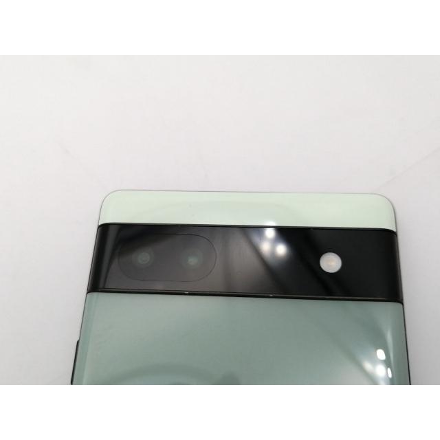 中古】Google au 【SIMフリー】 Pixel 6a セージ 6GB 128GB GB17L