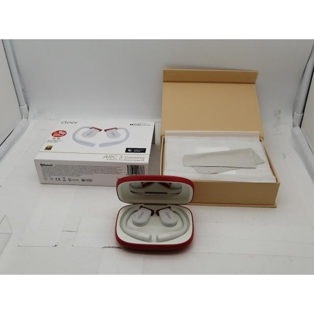 中古】Cleer Audio 完全ワイヤレスイヤホン ARC3 Gaming White&Red CLR