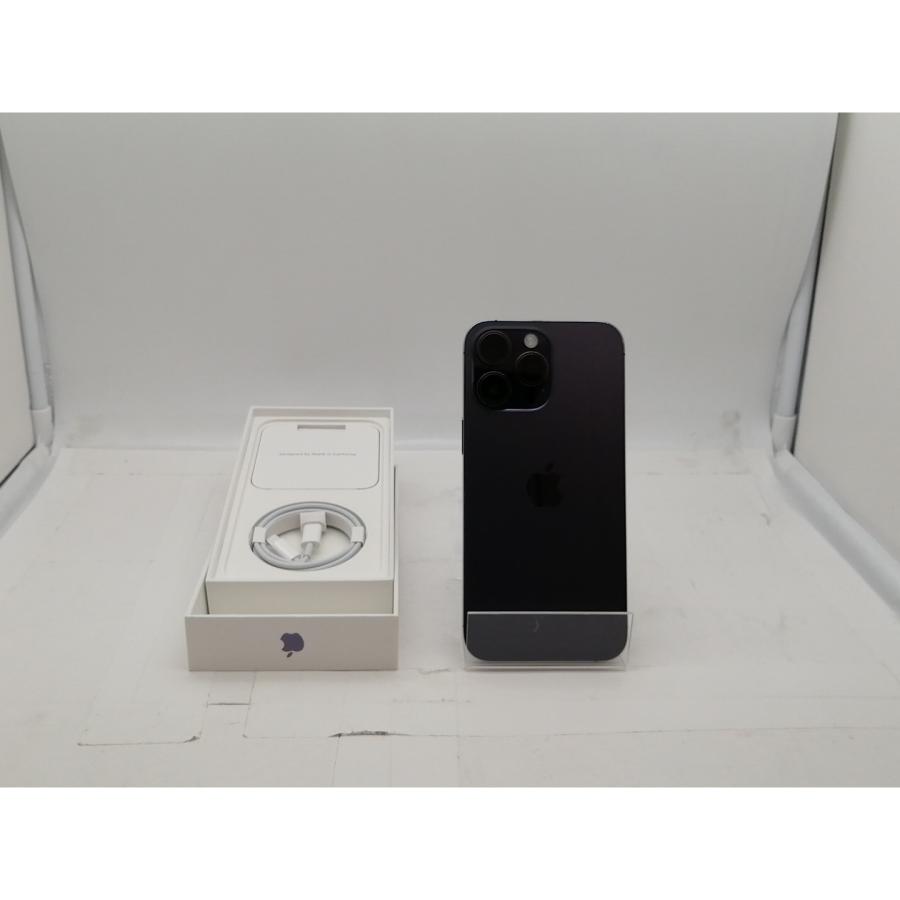 【中古】Apple 国内版 【SIMフリー】 iPhone 14 Pro Max 256GB ディープパープル MQ9E3J/A【札幌南2条】保証期間１ヶ月【ランクA】の画像