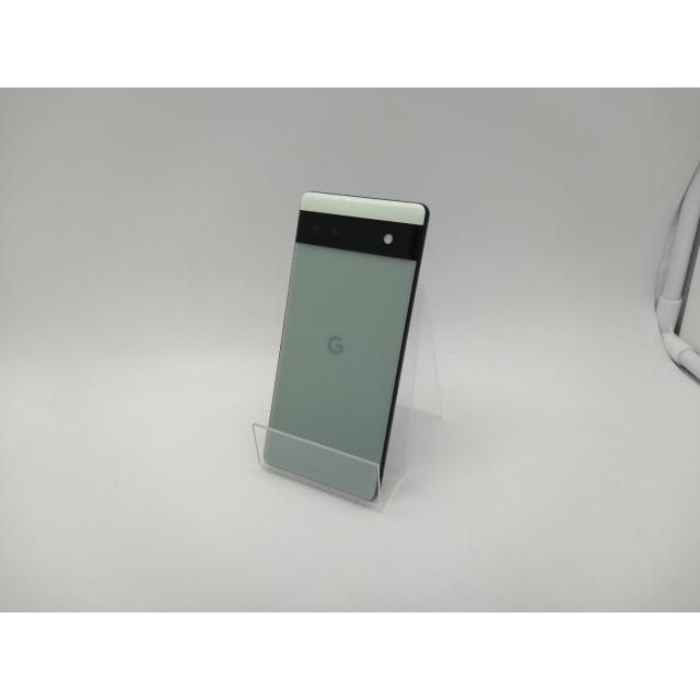 中古】Google au 【SIMフリー】 Pixel 6a セージ 6GB 128GB GB17L