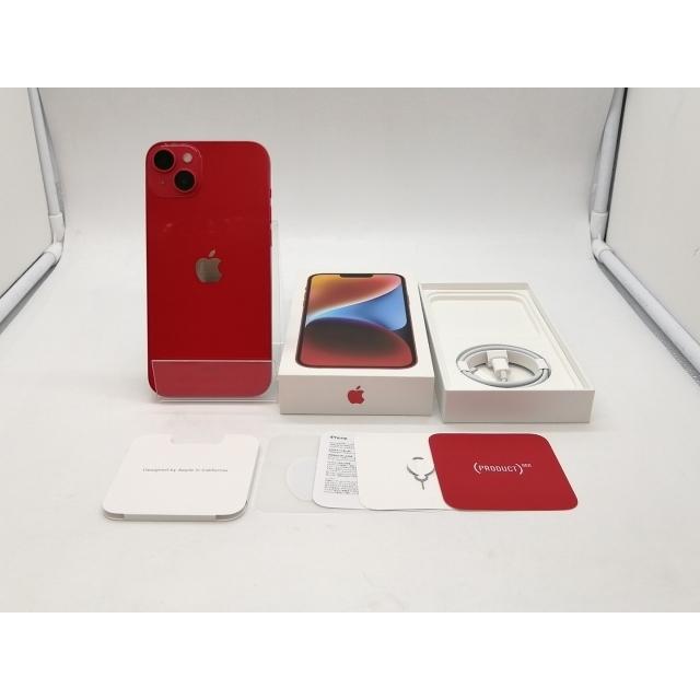 【中古】Apple 楽天モバイル 【SIMフリー】 iPhone 14 Plus 256GB  (PRODUCT)RED MQ4P3J/A【札幌南2条】保証期間１ヶ月【ランクA】の画像
