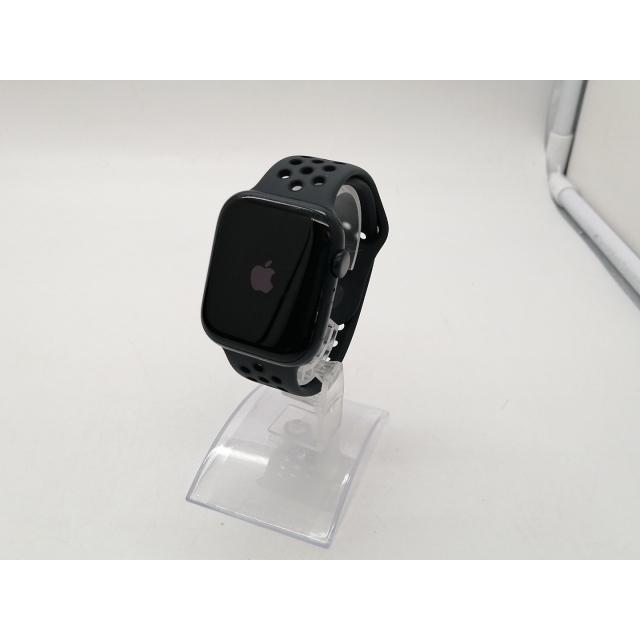 中古】Apple Apple Watch Nike Series7 GPS 45mm ミッドナイトアルミ 