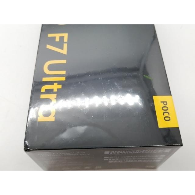 未使用】Xiaomi 国内版 【SIMフリー】 Poco F7 Ultra イエロー 16GB