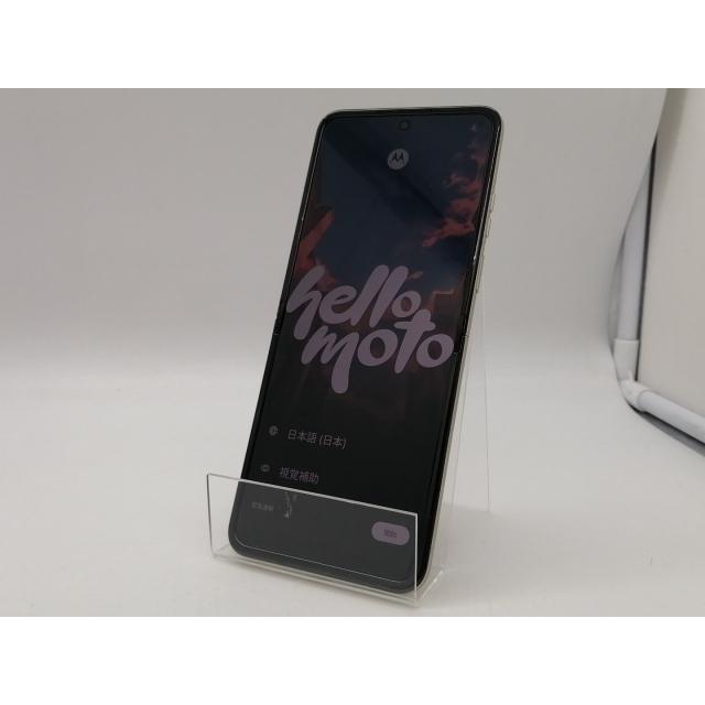 中古】MOTOROLA 国内版 【SIMフリー】 motorola razr 50 サンド
