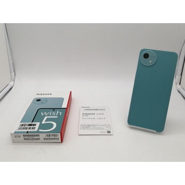 中古】SHARP docomo 【SIMフリー】 AQUOS wish5 ワカバ 4GB 64GB SH