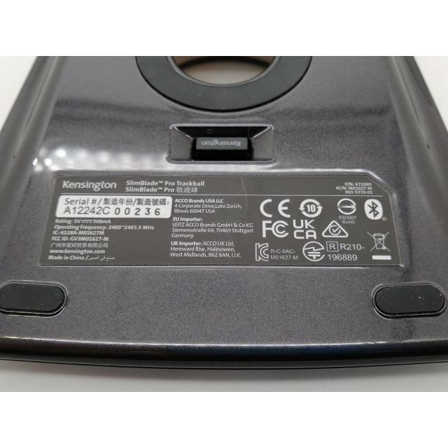 中古】Kensington SlimBlade Proトラックボール K72080JP【札幌南2条