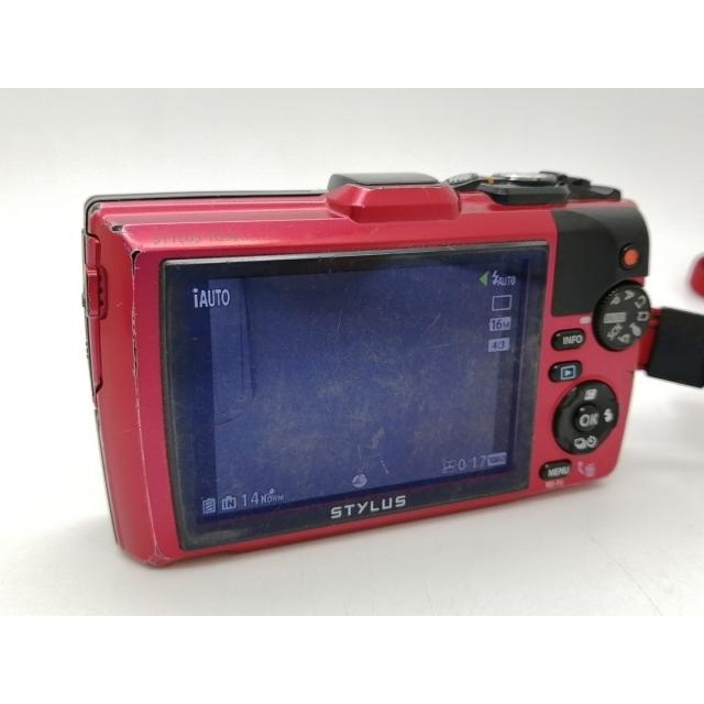 中古】OLYMPUS OLYMPUS STYLUS TG-4 Tough レッド【札幌】保証期間1 