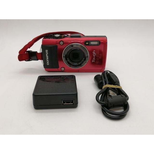 中古】OLYMPUS OLYMPUS STYLUS TG-4 Tough レッド【札幌】保証期間1