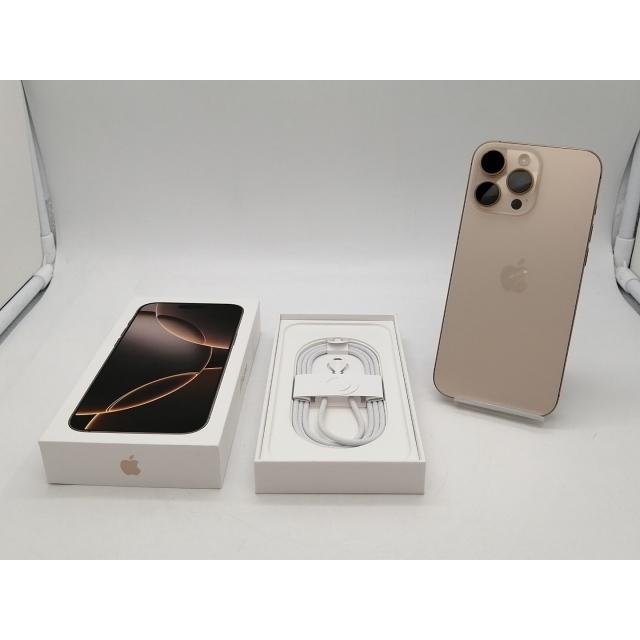 中古】Apple 国内版 【SIMフリー】 iPhone 16 Pro Max 256GB デザート