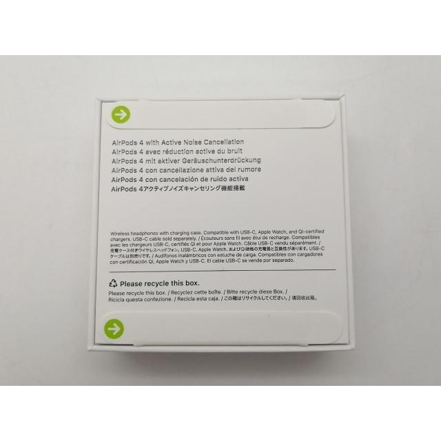 未使用】Apple AirPods 4 アクティブノイズキャンセリング搭載モデル