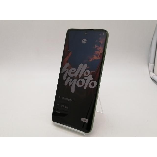 中古】MOTOROLA ymobile 【SIMフリー】 moto g66y 5G PANTONE Dill 4GB