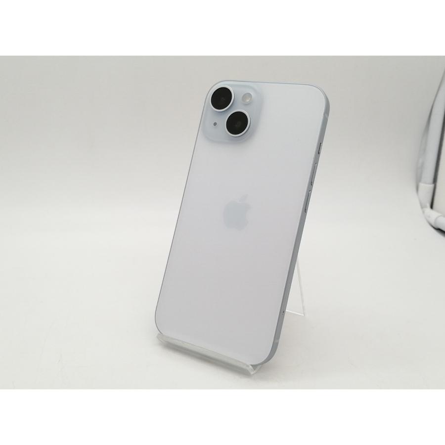 中古】Apple au 【SIMフリー】 iPhone 15 128GB ブルー MTML3J/A【札幌