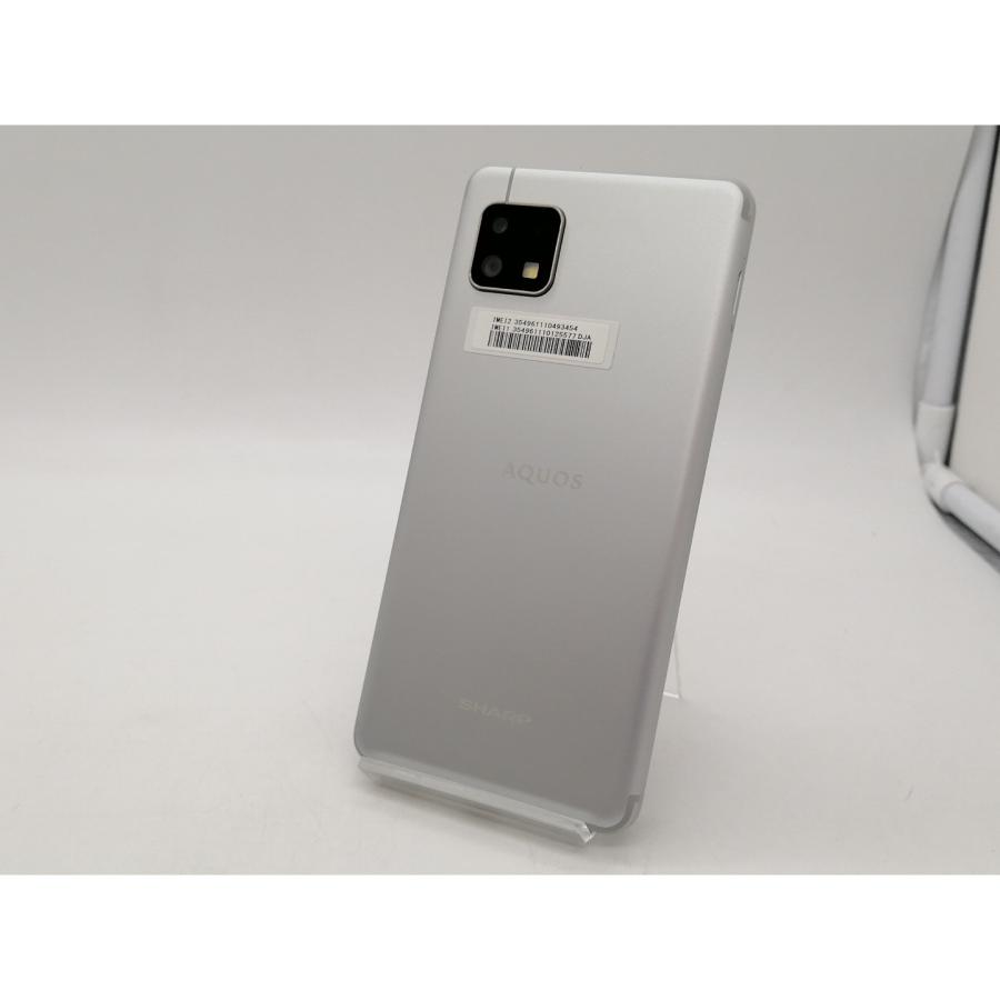 中古】SHARP 楽天モバイル 【SIMフリー】 AQUOS sense4 lite シルバー 