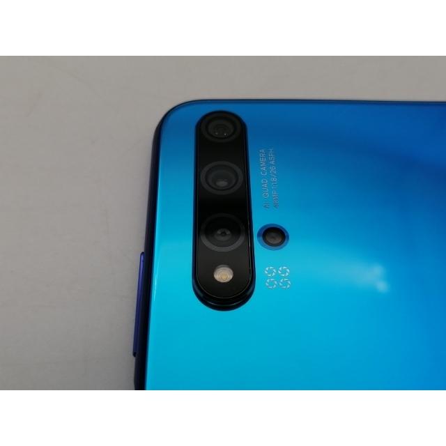 【SIMフリー】中古 HUAWEI nova 5T 本体のみ YAL-L21 クラッシュブルー 国内版 中古】Huawei 国内版 【SIMフリー】 nova 5T クラッシュブルー 8GB