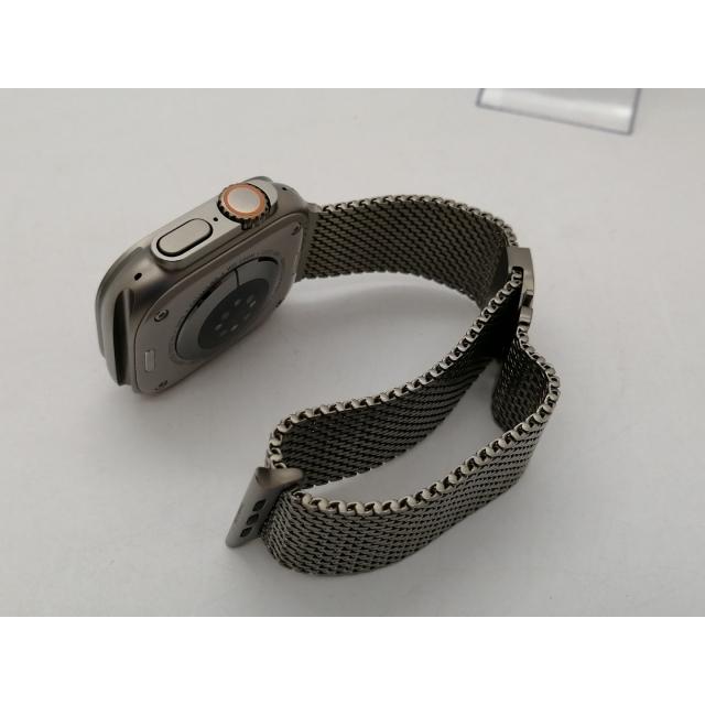 【中古】Apple Watch Ultra3 49mm Cellular ナチュラルチタニウムケース/ナチュラルチタニウムミラネーゼループM MEWY4J/A【札幌南2条】保証期間１ヶ月の画像