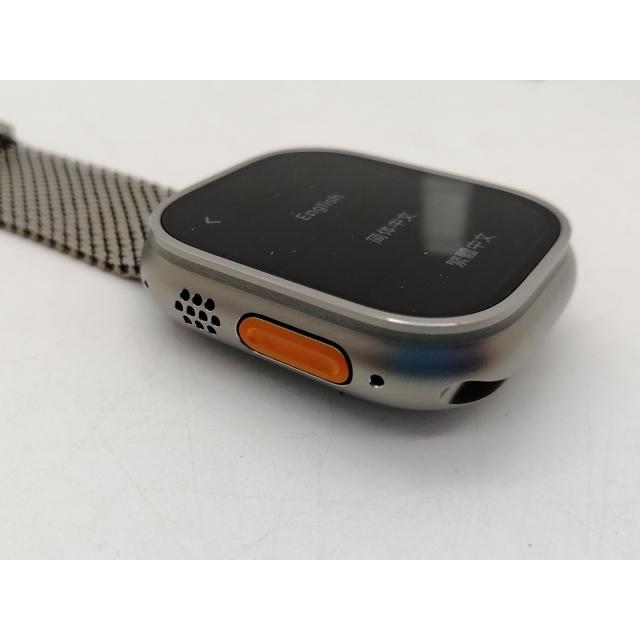 【中古】Apple Watch Ultra3 49mm Cellular ナチュラルチタニウムケース/ナチュラルチタニウムミラネーゼループM MEWY4J/A【札幌南2条】保証期間１ヶ月の画像