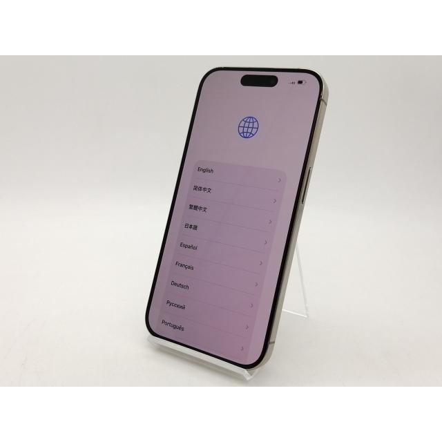 【中古】Apple au 【SIMフリー】 iPhone 15 Pro 256GB ナチュラルチタニウム MTUF3J/A【札幌南2条】保証期間１ヶ月【ランクA】の画像