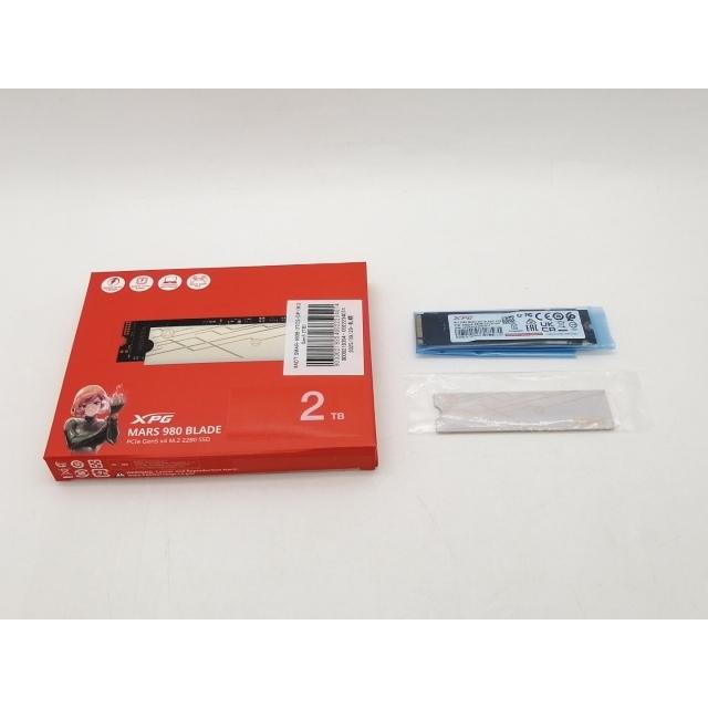 中古】A-DATA XPG MARS 980 BLADE SMAR-980B-2TCS-DP 2TB(M.2 2280