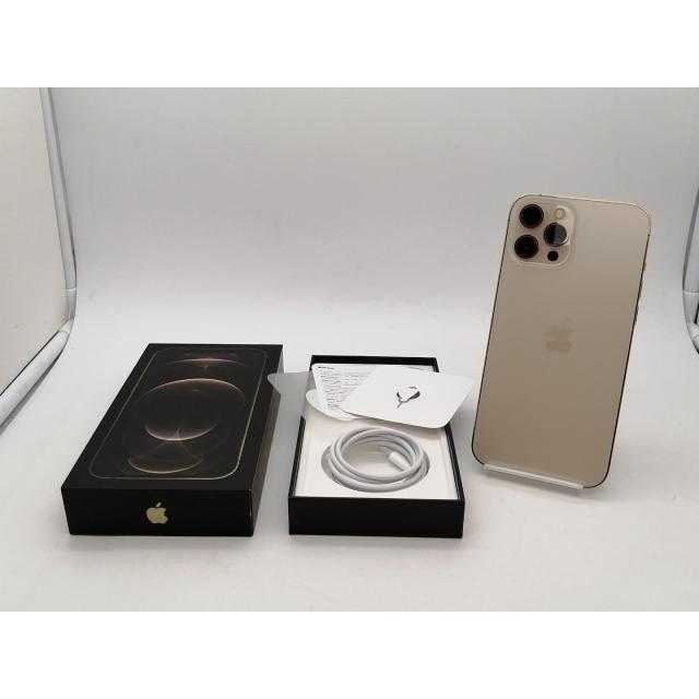 【中古】Apple docomo 【SIMロック解除済み】 iPhone 12 Pro Max 256GB ゴールド MGD13J/A【池袋東口】保証期間１ヶ月【ランクC】の画像