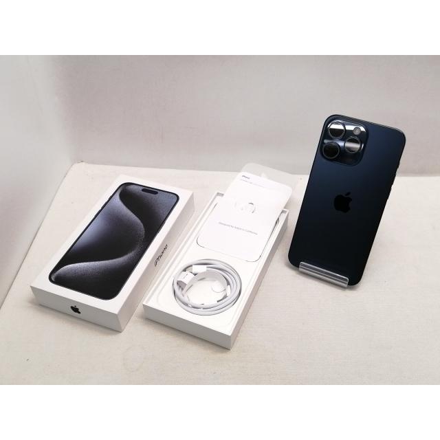 【中古】Apple 国内版 【SIMフリー】 iPhone 15 Pro Max 256GB ブルーチタニウム MU6T3J/A【仙台駅東口】保証期間１ヶ月【ランクA】の画像