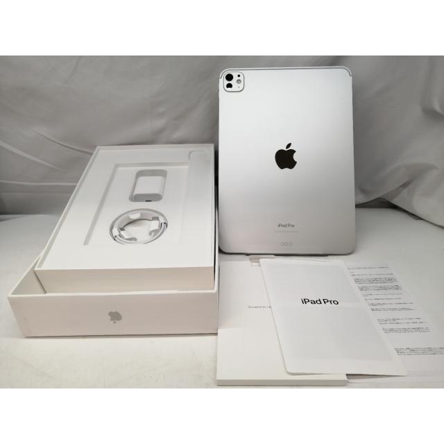 【中古】Apple 【Wi-Fi】 11インチ iPad Pro（M4/2024） 256GB シルバー 標準ガラス MVV93J/A【札幌】保証期間１ヶ月【ランクA】の画像
