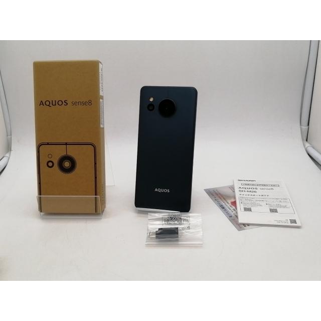 美品AQUOS sense8 SH-M26 6GB/128GB黒SIMフリー本体 中古】SHARP 国内版 【SIMフリー】 AQUOS sense8 コバルトブラック 6GB