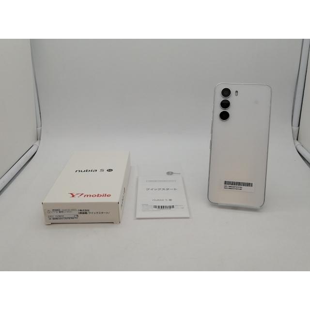 中古】ZTE ymobile 【SIMフリー】 nubia S 5G 4GB 128GB ホワイト