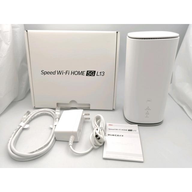 中古】ZTE au Speed Wi-Fi HOME 5G L13 ZTR02【ECセンター】保証期間1