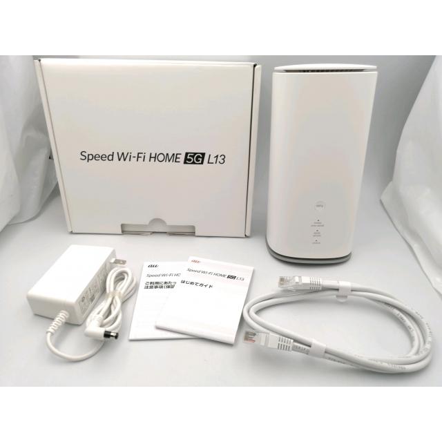 中古】ZTE au Speed Wi-Fi HOME 5G L13 ZTR02【ECセンター】保証期間1