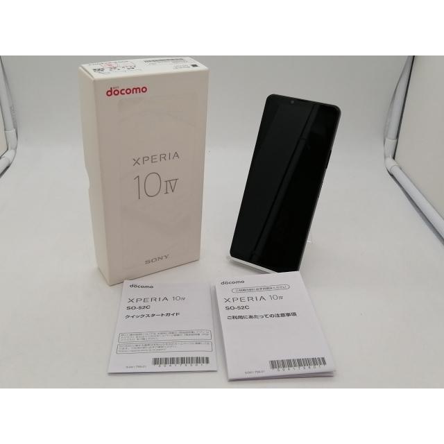 中古】SONY docomo 【SIMフリー】 Xperia 10 IV ブラック 6GB 128GB SO