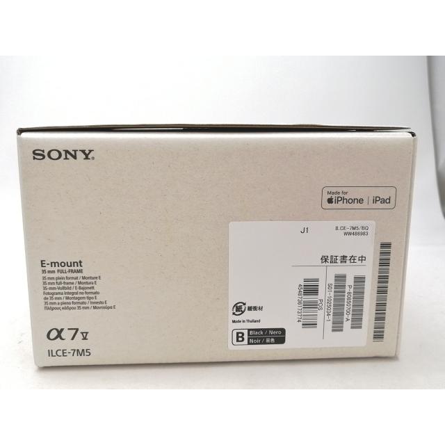 未使用】SONY α7 V ボディ ILCE-7M5【新宿2】保証期間1ヶ月