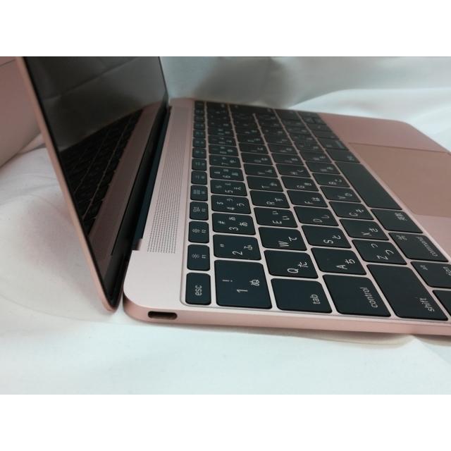 【中古】Apple MacBook 12インチ CoreM3:1.1GHz 256GB ローズゴールド MMGL2J/A  (Early 2016)【神保町】保証期間１ヶ月【ランクB】｜janpara｜04