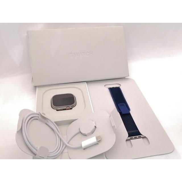 【中古】Apple Apple Watch Ultra2 49mm Cellular ナチュラルチタニウムケース/ブルートレイルループ (S/M) MX4J3J/A【神保町】保証期間１ヶ月【ランクA】の画像