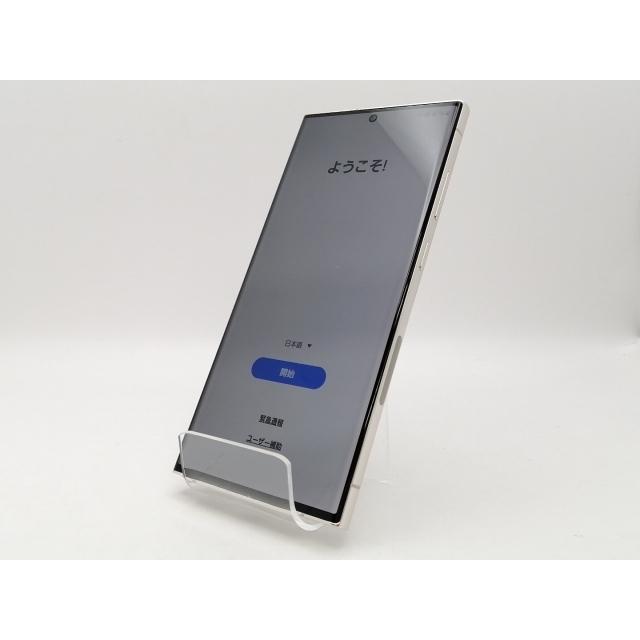【中古】SAMSUNG au 【SIMフリー】 Galaxy S23 Ultra クリーム 12GB 256GB SCG20【池袋東口】保証期間１ヶ月【ランクA】の画像