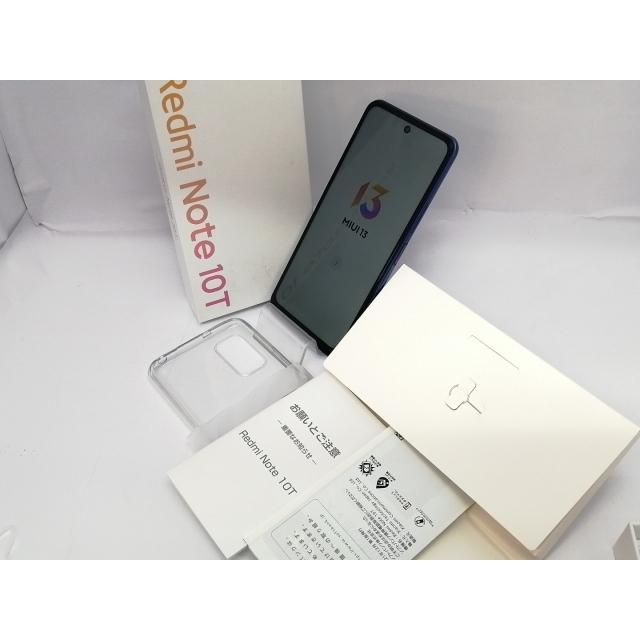 中古】Xiaomi SoftBank 【SIMフリー】 Redmi Note 10T ナイトタイム
