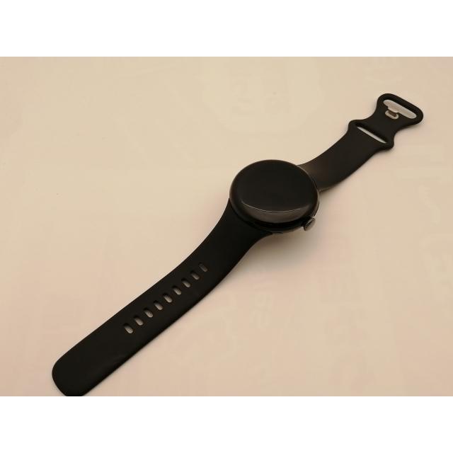 【中古】Google Pixel Watch4 Wi-Fiモデル 41mm Matte Black アルミケース/Obsidian アクティブ バンド【神保町】保証期間１ヶ月【ランクA】の画像