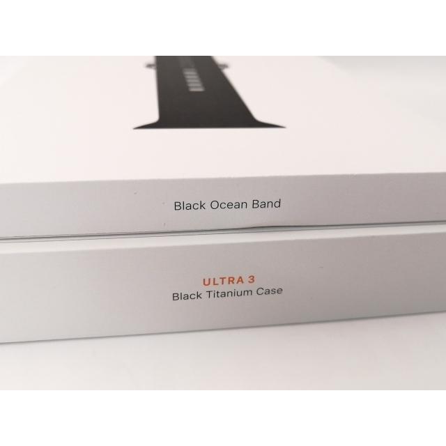 【未使用】Apple Apple Watch Ultra3 49mm Cellular ブラックチタニウムケース/ブラックオーシャンバンド MF0J4J/A【神保町】保証期間３ヶ月の画像
