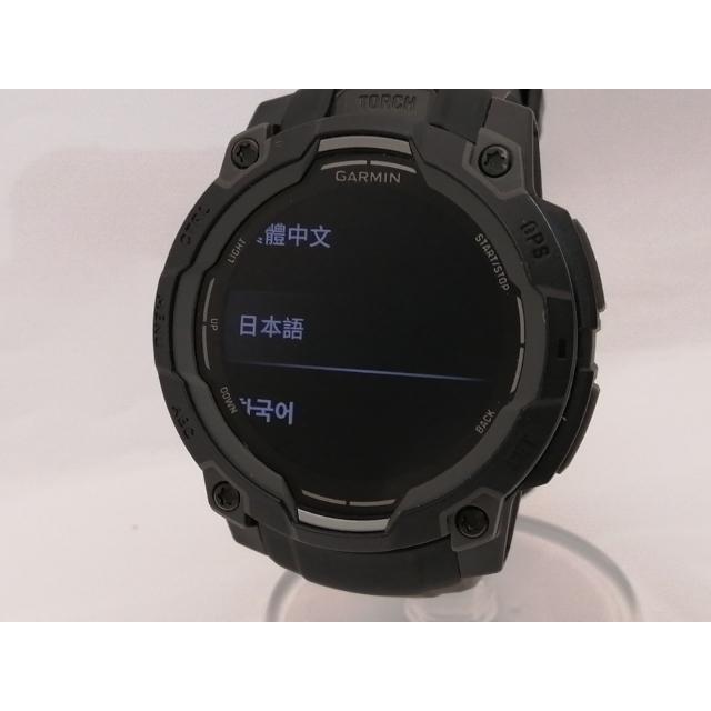 【中古】Garmin Instinct 3 AMOLED 45mm 010-02936-30 Black【神保町】保証期間１ヶ月【ランクA】の画像