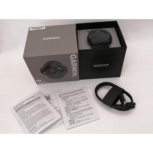 【中古】Garmin Instinct 3 AMOLED 45mm 010-02936-30 Black【神保町】保証期間１ヶ月【ランクA】の画像