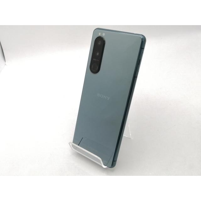 中古】SONY au 【SIMフリー】 Xperia 5 III グリーン 8GB 128GB SOG05