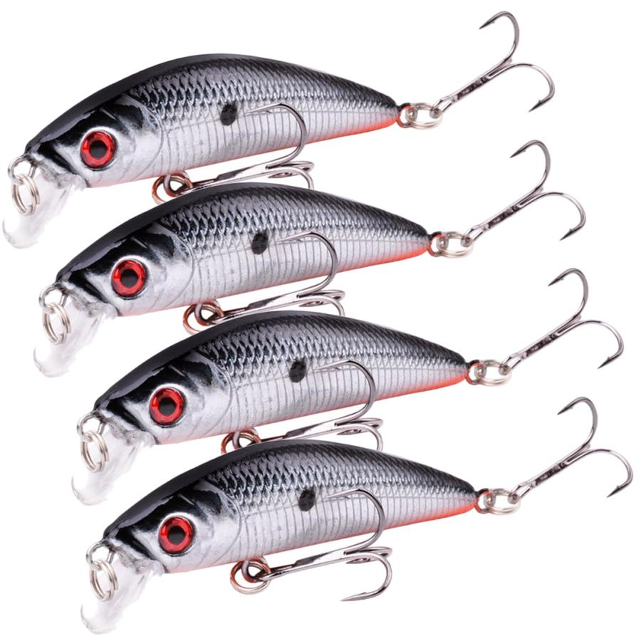 ルアーまとめてほぼ新品26個、中古品8個 代引き不可】VIB ルアー 4個セット 疑似餌 約7cm 約8.5g VIB