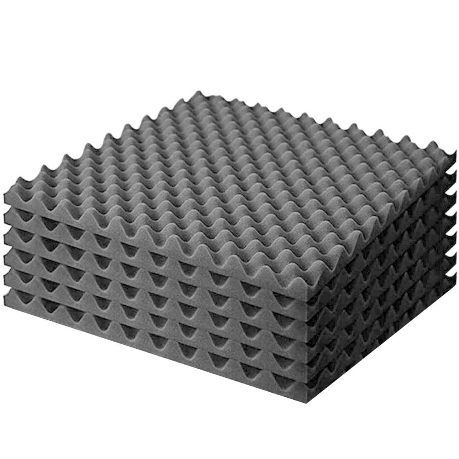 吸音材 防音シート 壁 波型 50x50cm 厚み4cm 6枚セット 防音材 吸音材 防音シート 壁 波型 50x50cm 厚み4cm 6枚セット 防音材