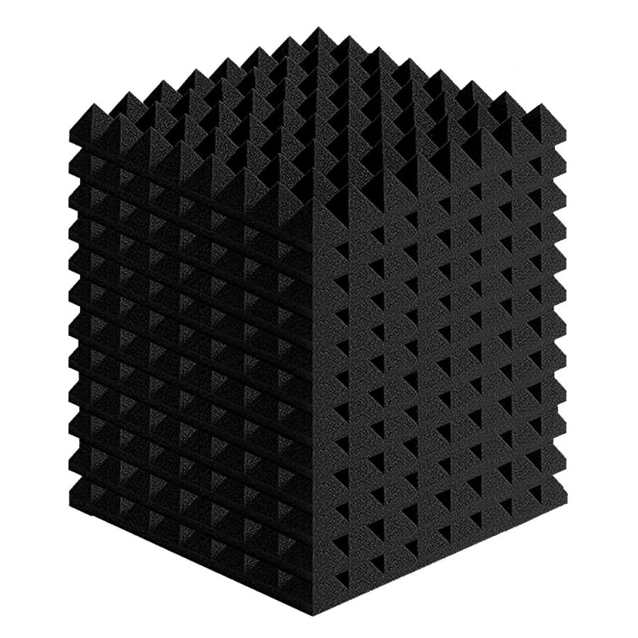 吸音材 防音 壁 50*50cm 厚さ5cm 12枚 緩衝材防音 ウレタン 高 吸音材 防音 壁 50*50cm 厚さ5cm 12枚 緩衝材防音 ウレタン 高