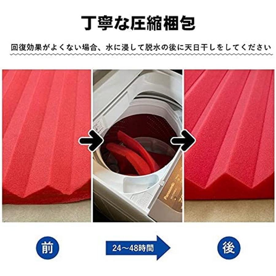 吸音材 防音 壁 50*50cm 厚さ5cm 24枚 緩衝材防音 ウレタン 高密度加工