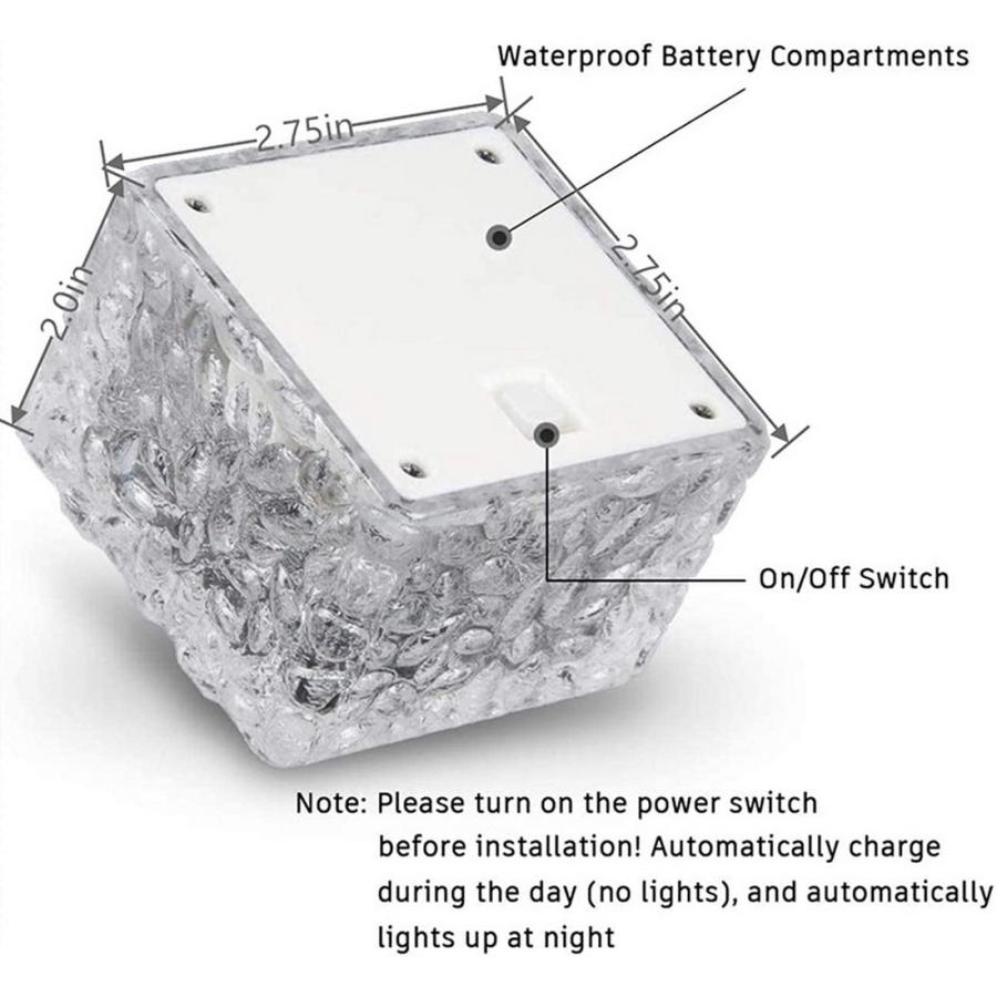 ソーラーライト ガーデンライト 屋外 ライト LED ソーラー キューブ